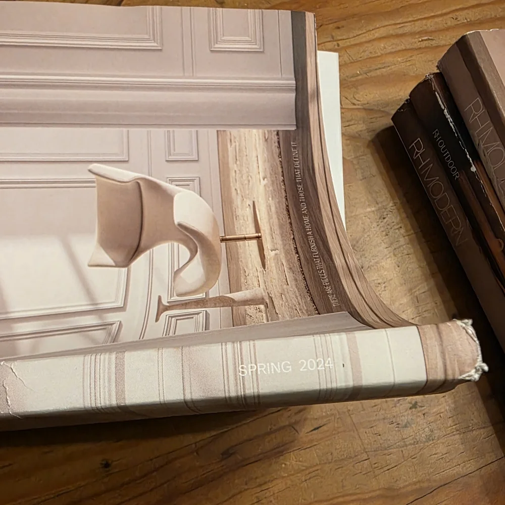 RH restoration hardware Spring 2024 edition magazine catalog